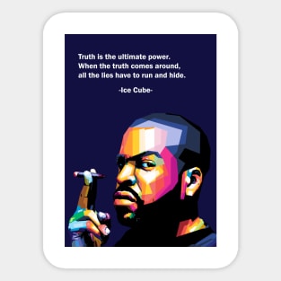 Ice Quote Cube Sticker